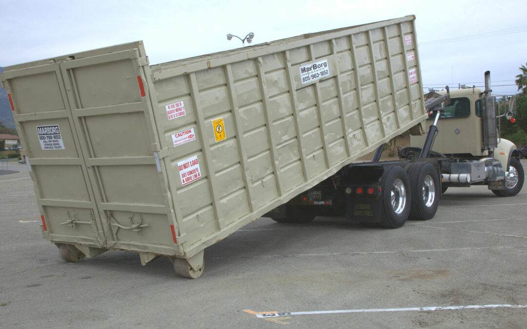 40yd Container – 22’L x 8’W x 6’H