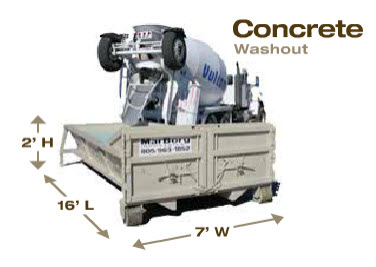 8 Yard Concrete Washout Container